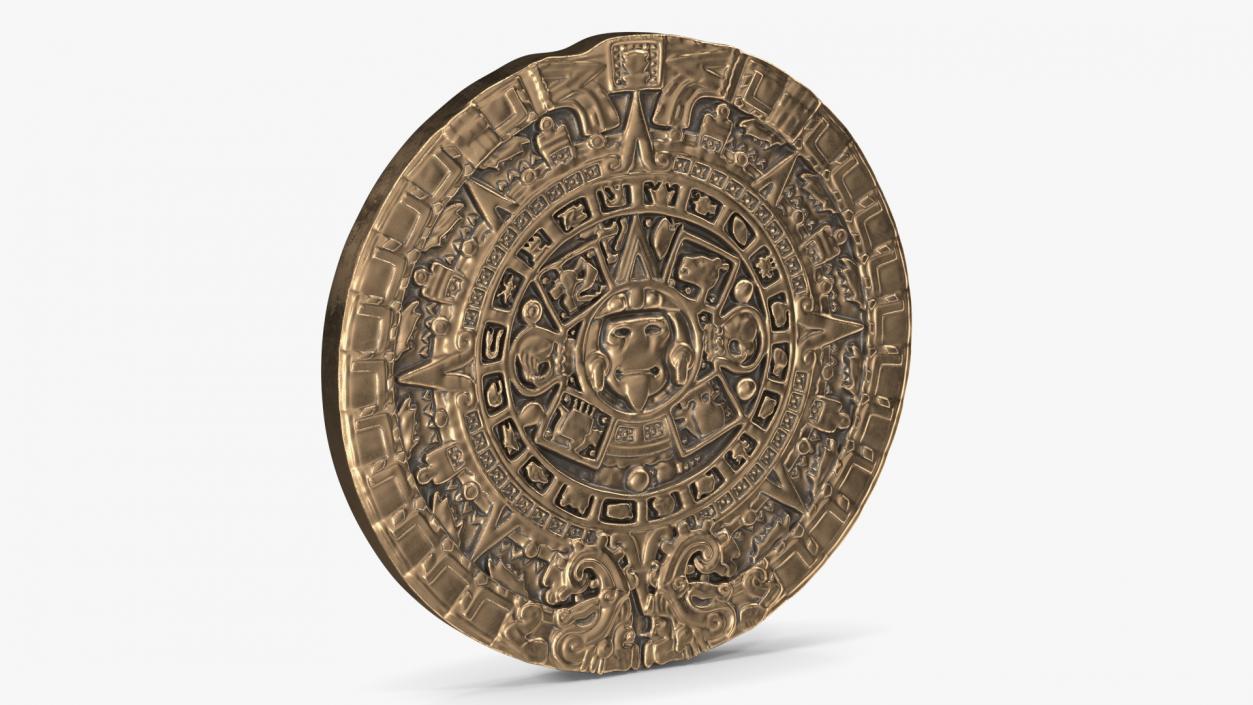 3D model Maya Calendar Bronze