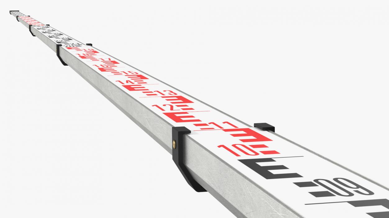 3D model Levelling Telescopic Rail