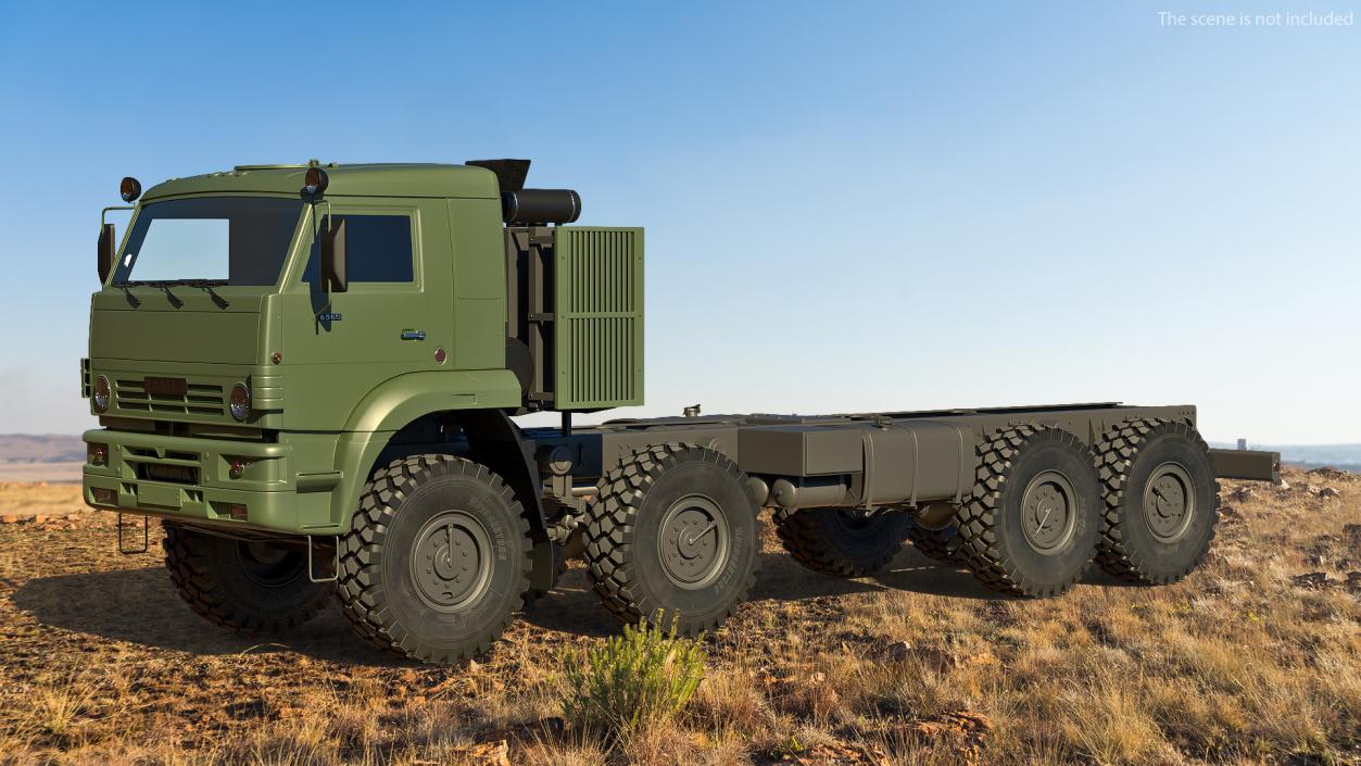 Heavy Offroad Chassis Kamaz 6560 3D