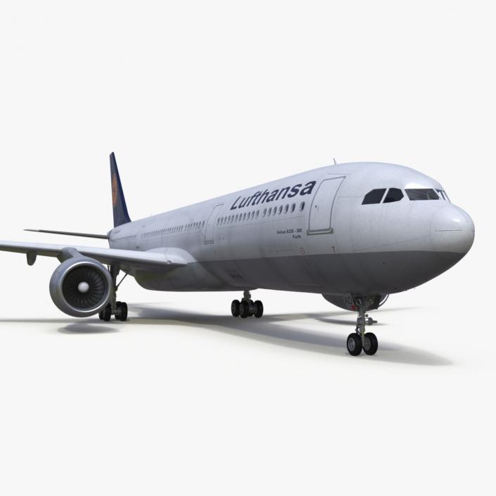 3D model Lufthansa Airbus A330-300