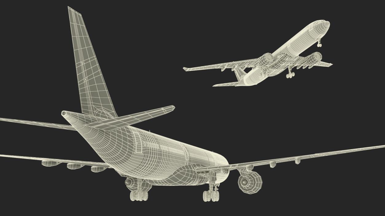 3D model Lufthansa Airbus A330-300