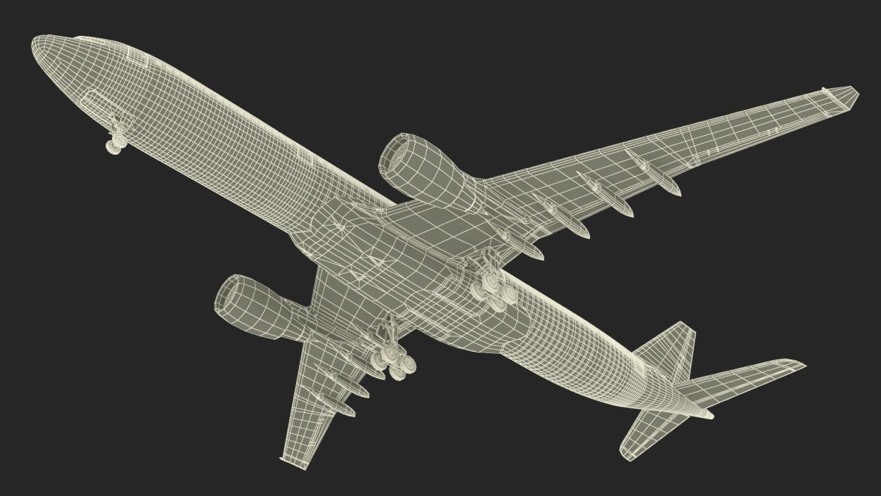 3D model Lufthansa Airbus A330-300