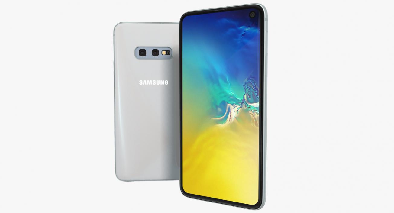 3D model Samsung Galaxy S10E White