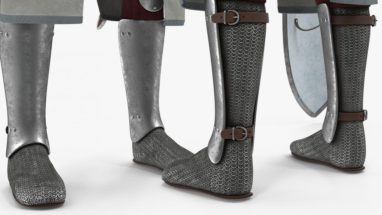 3D Medieval Knight Plates Armor Collection 2