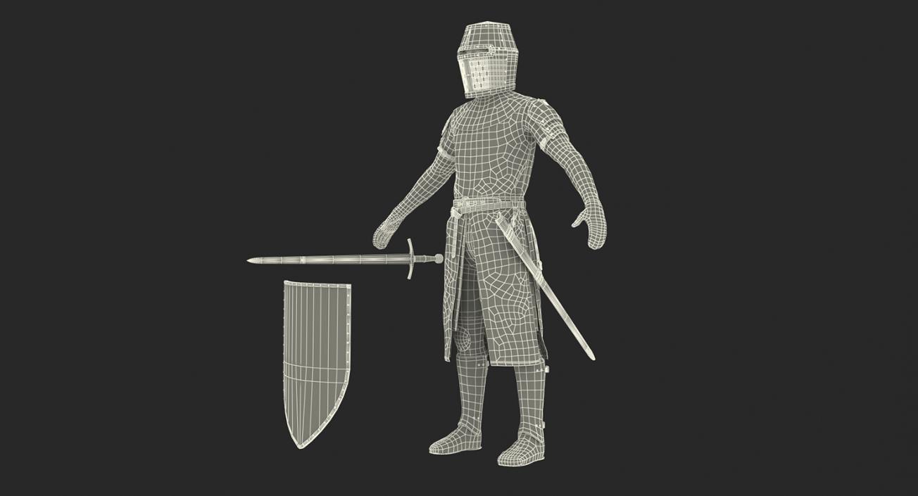 3D Medieval Knight Plates Armor Collection 2