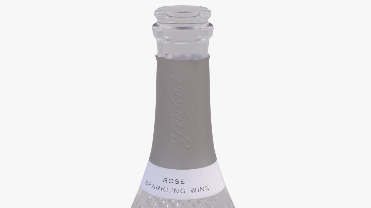 Opened Freixenet Italian Sparkling Wine Rose 3D model