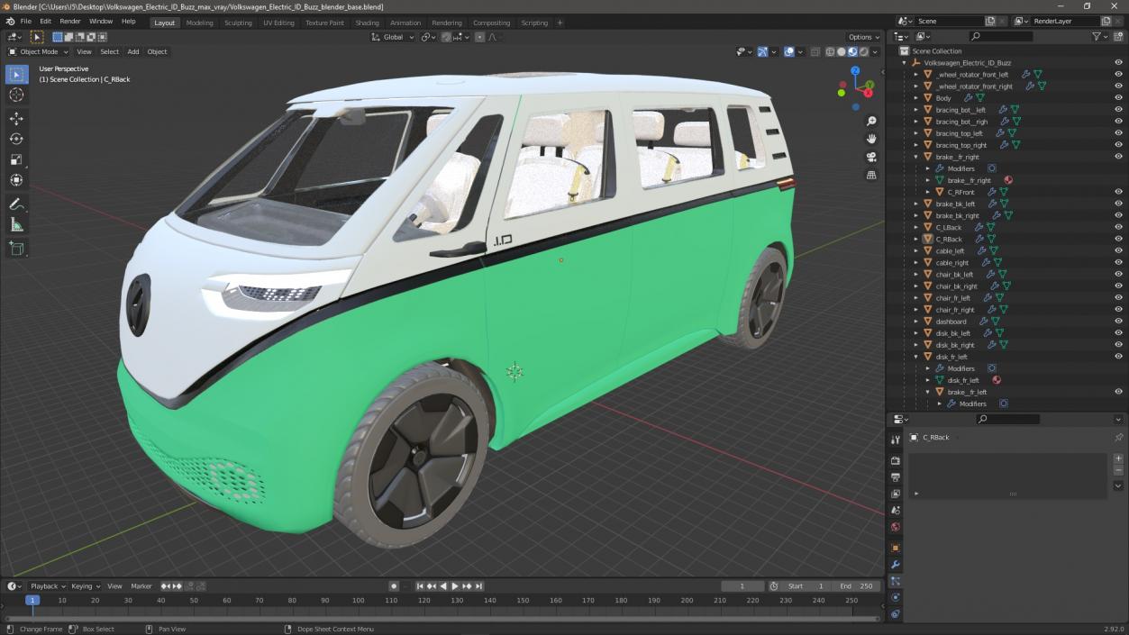 Volkswagen Electric ID Buzz 3D