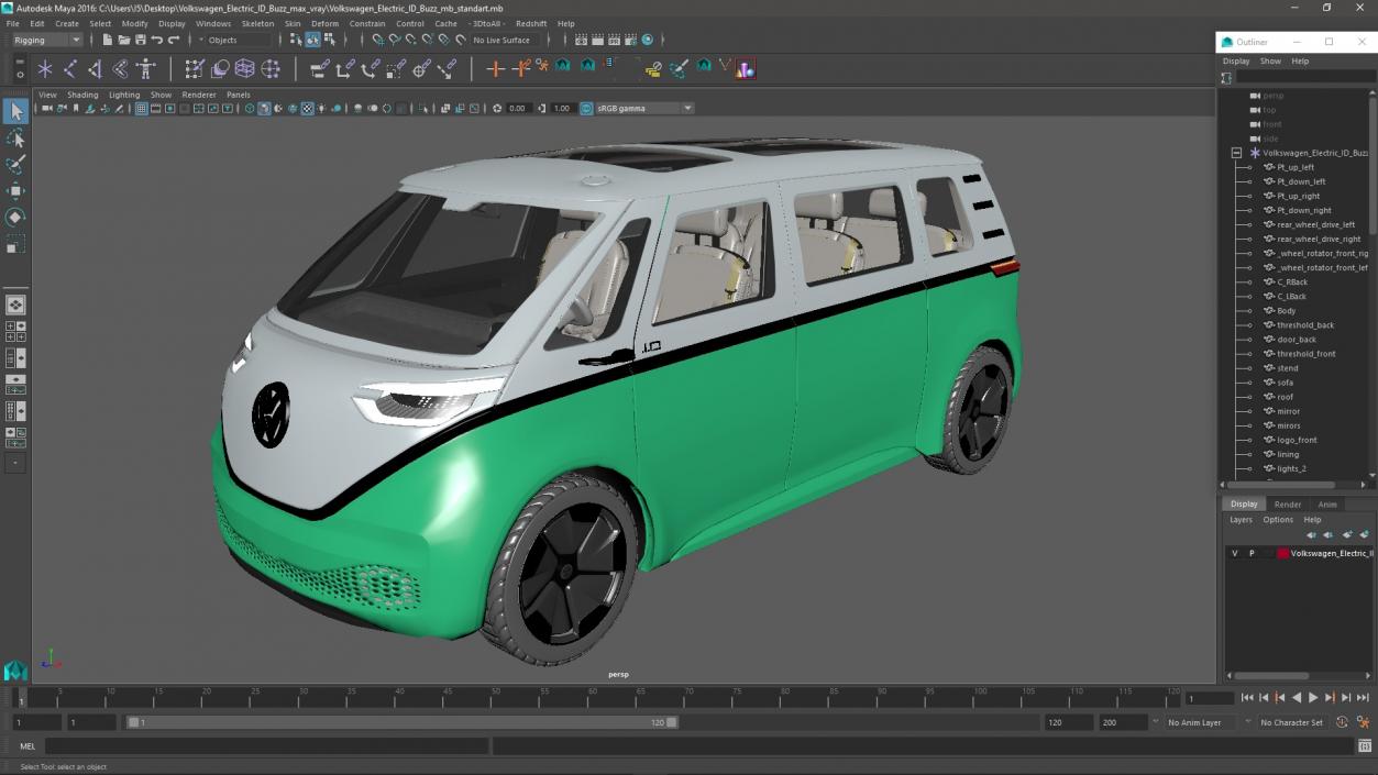 Volkswagen Electric ID Buzz 3D