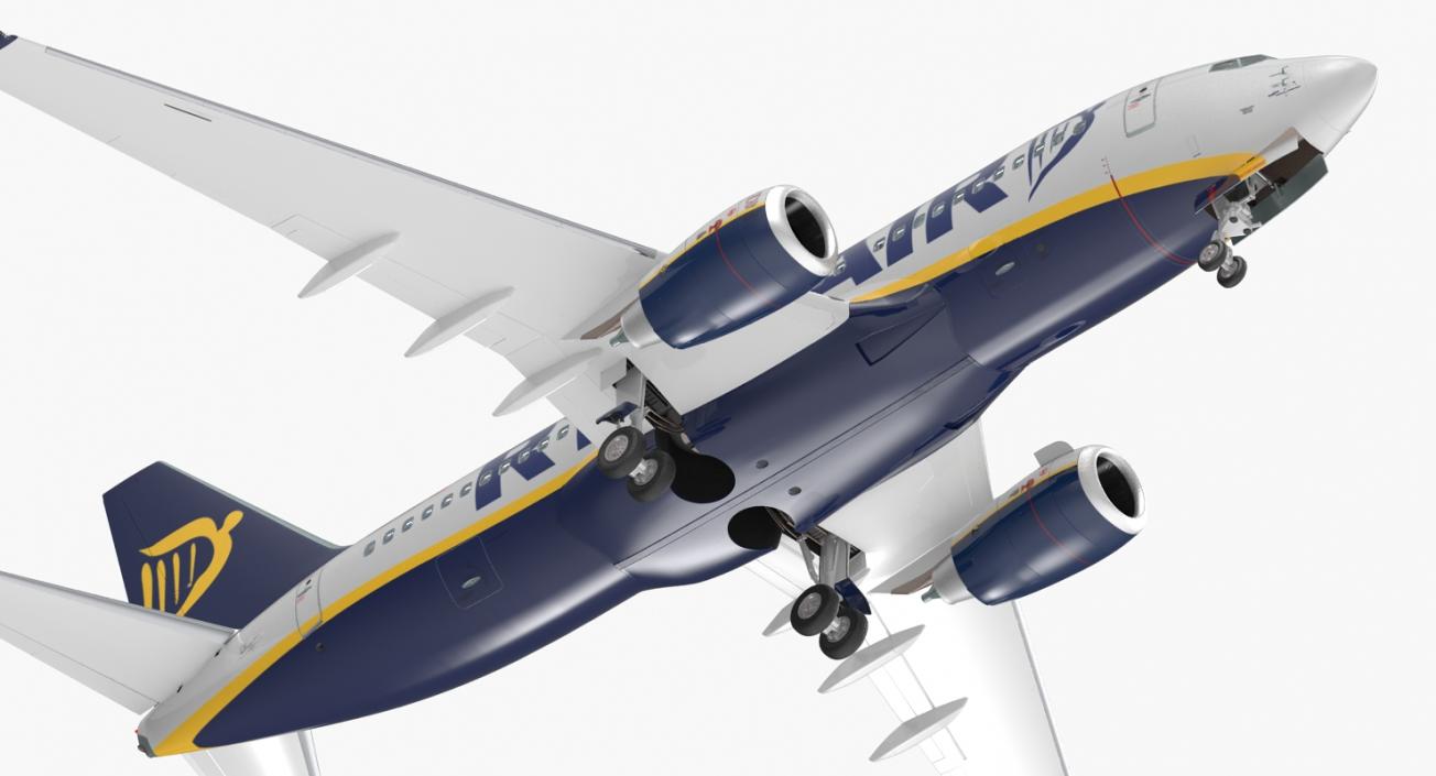 3D Boeing 737-700 with Interior Ryanair