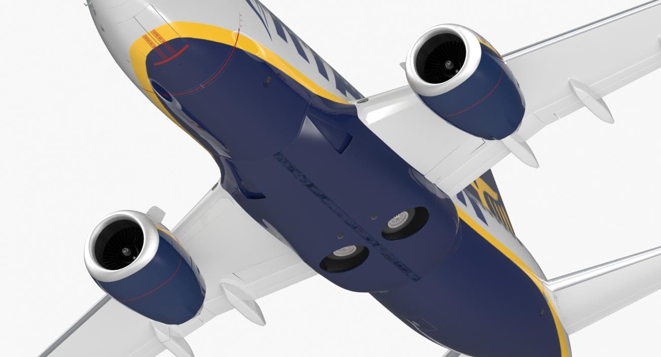 3D Boeing 737-700 with Interior Ryanair