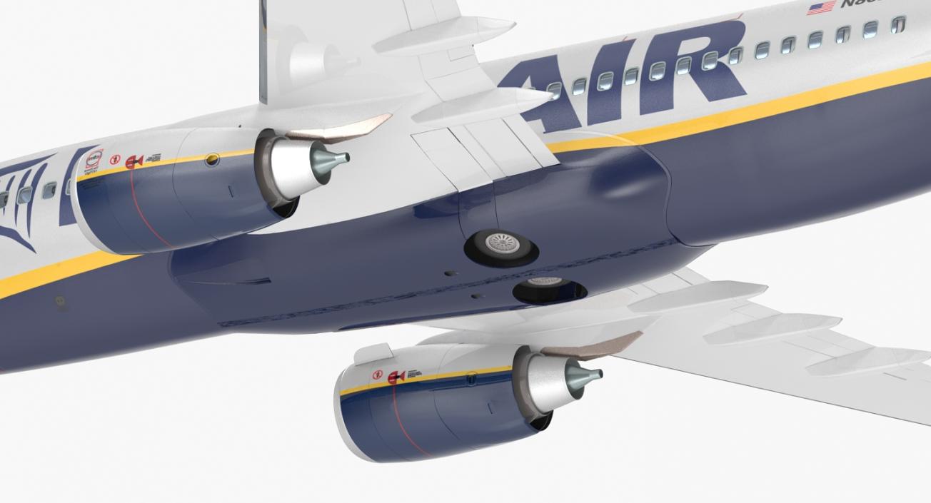 3D Boeing 737-700 with Interior Ryanair