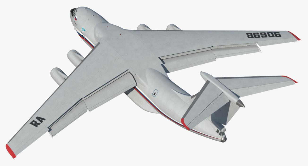 3D Ilyushin Il-76TD S Civilian Mobile Hospital model