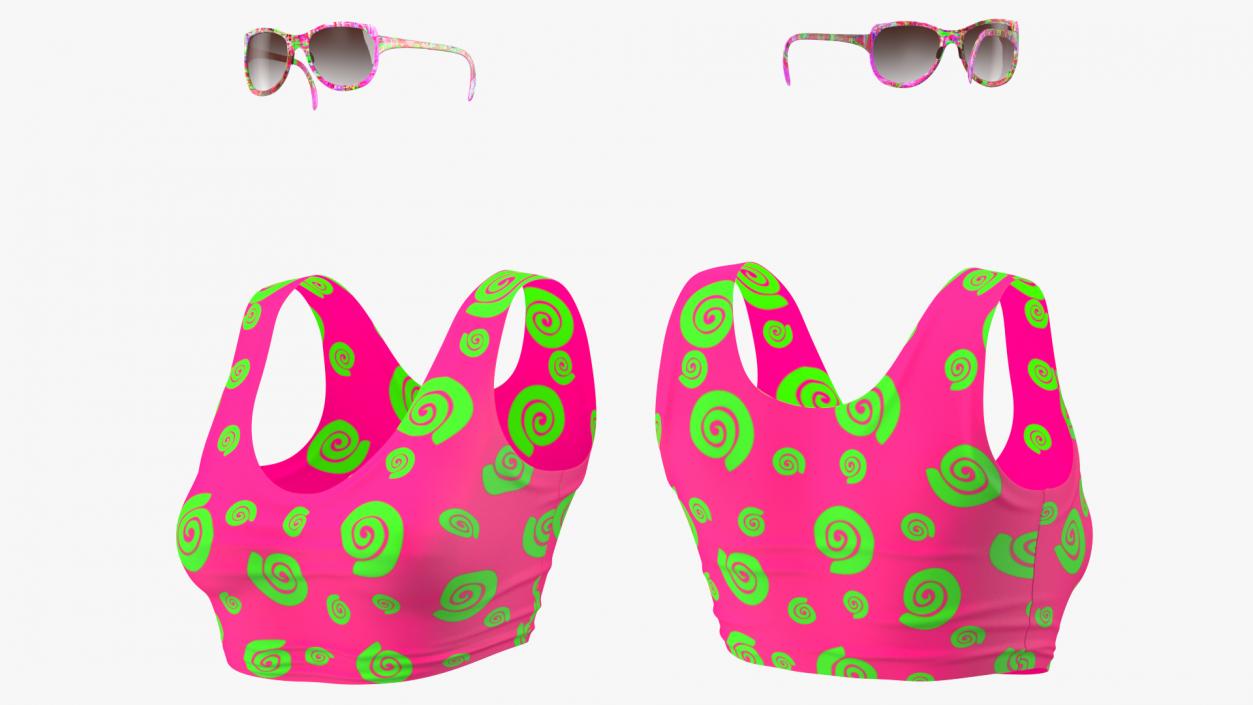 Beach Outfits Set 3D