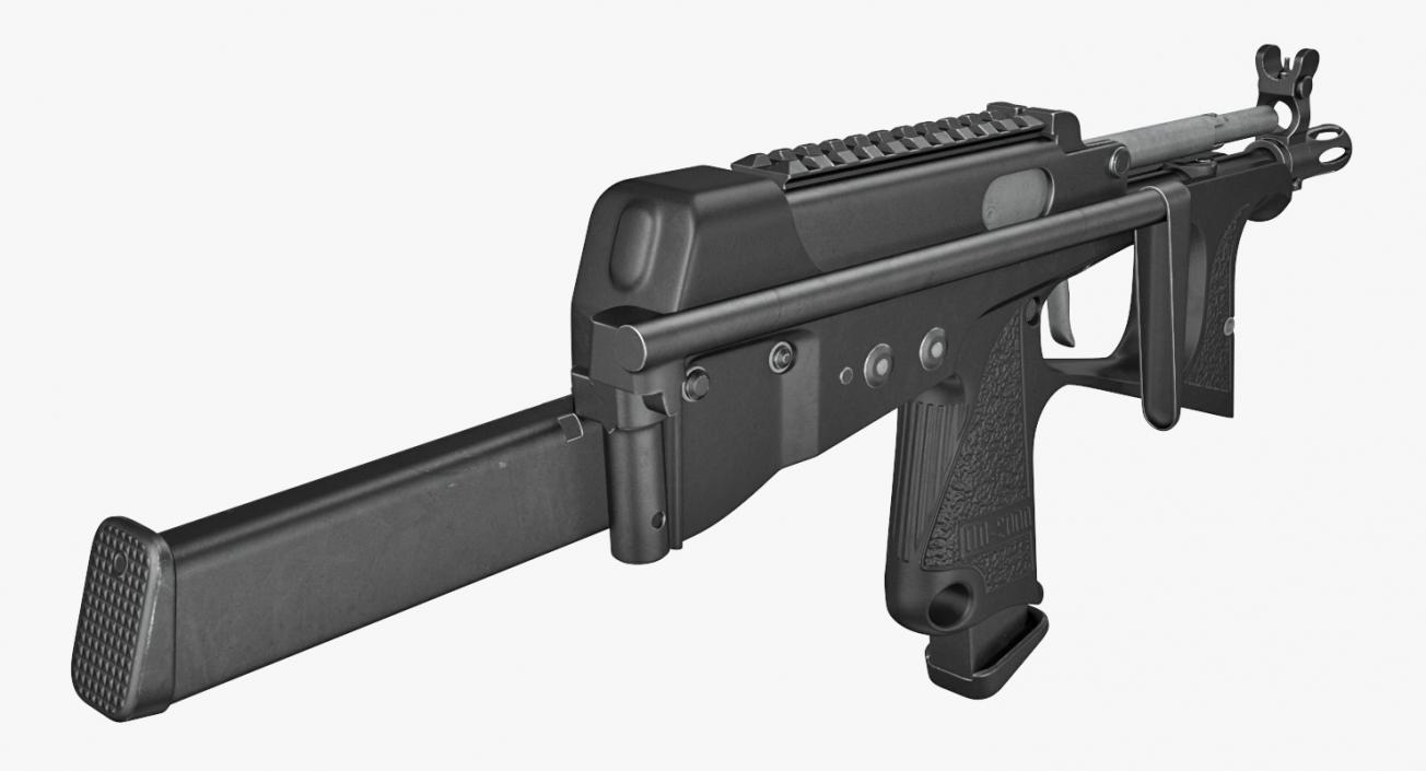 3D Machine Pistol PP-2000 SMG