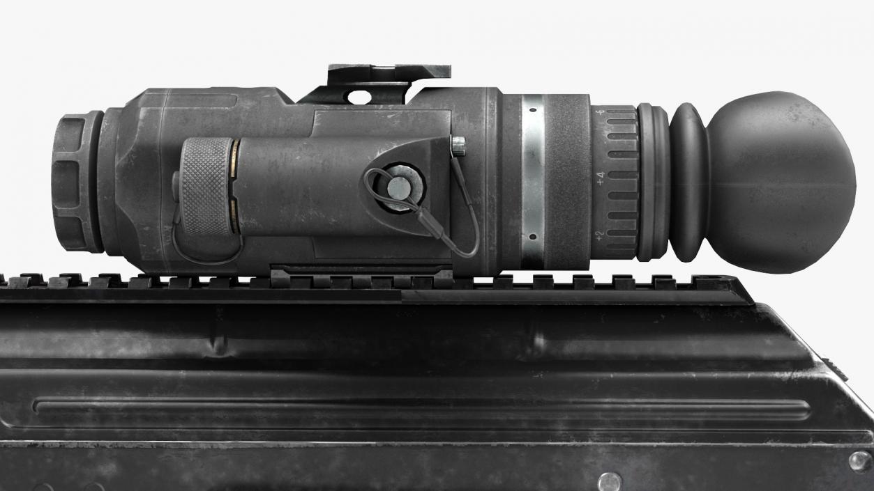 AK104 with Thermal Scope Trijicon IR Patrol M300W 3D model