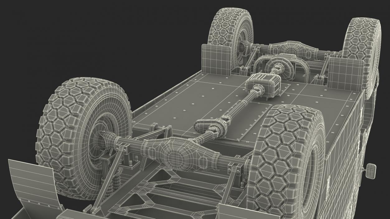 Gaussin H2 Racing Truck Rigged for Maya 3D model