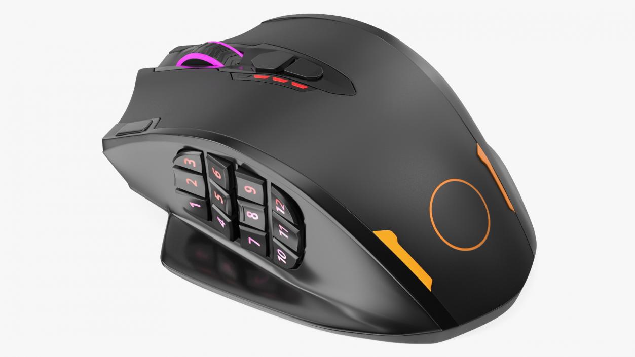 3D model Wireless RGB Gaming Mouse