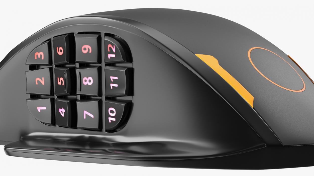 3D model Wireless RGB Gaming Mouse