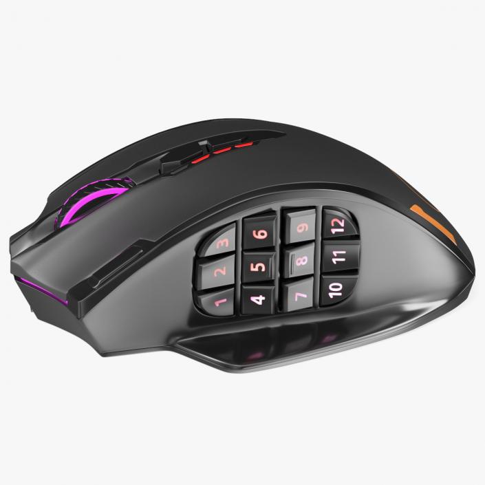 3D model Wireless RGB Gaming Mouse