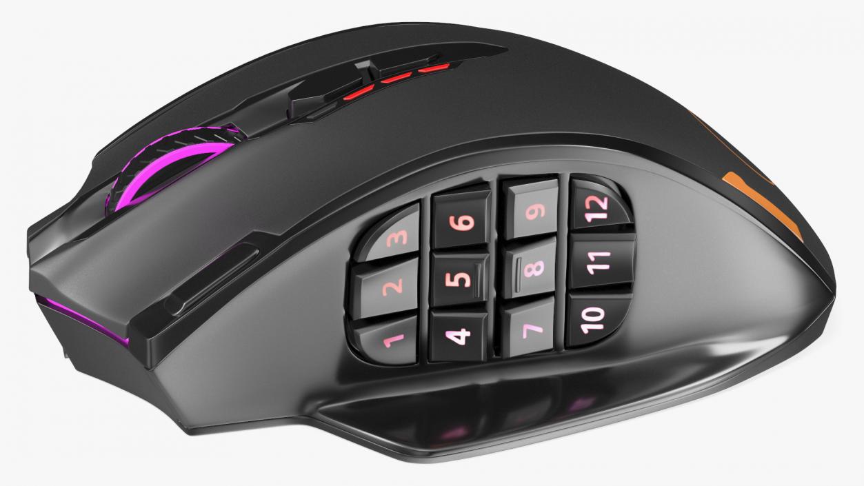 3D model Wireless RGB Gaming Mouse