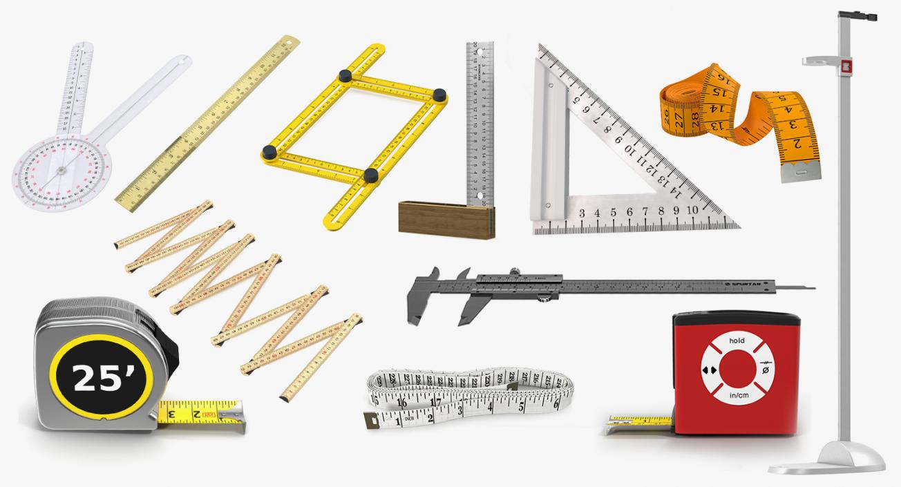 Measure Tools Collection 10 3D