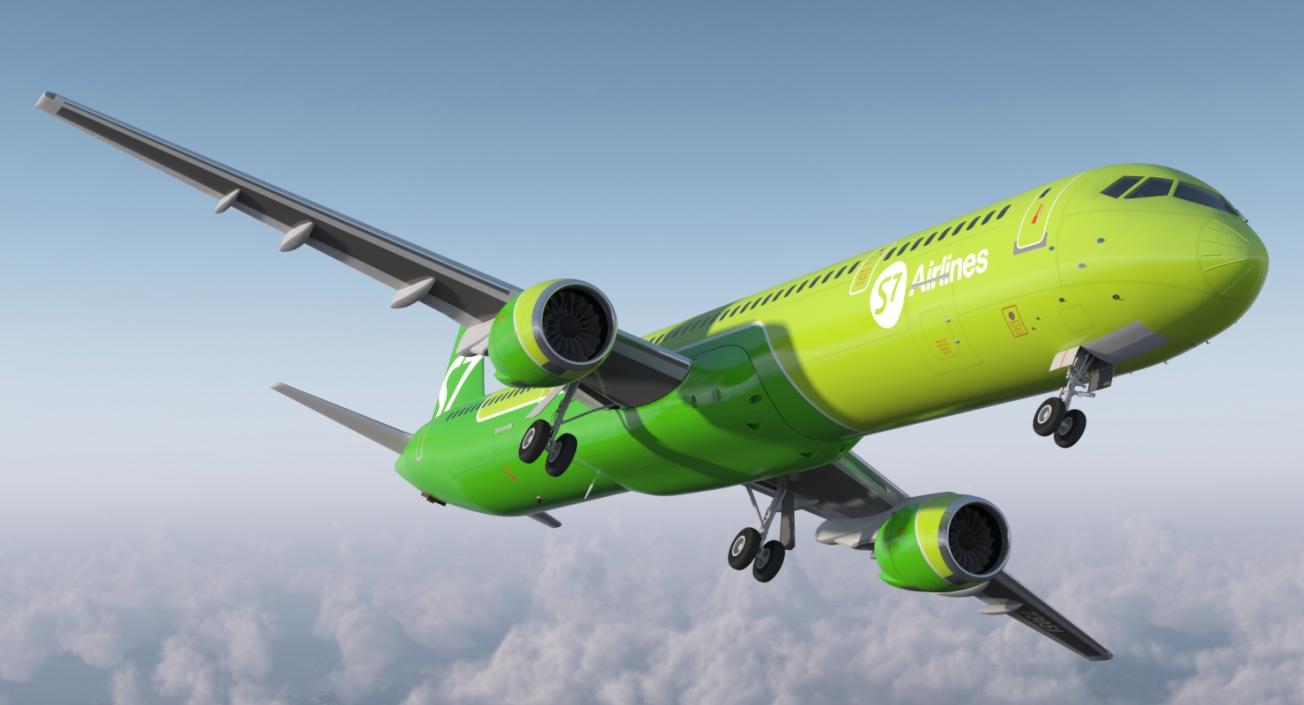 MC 21 S7 Airlines 3D