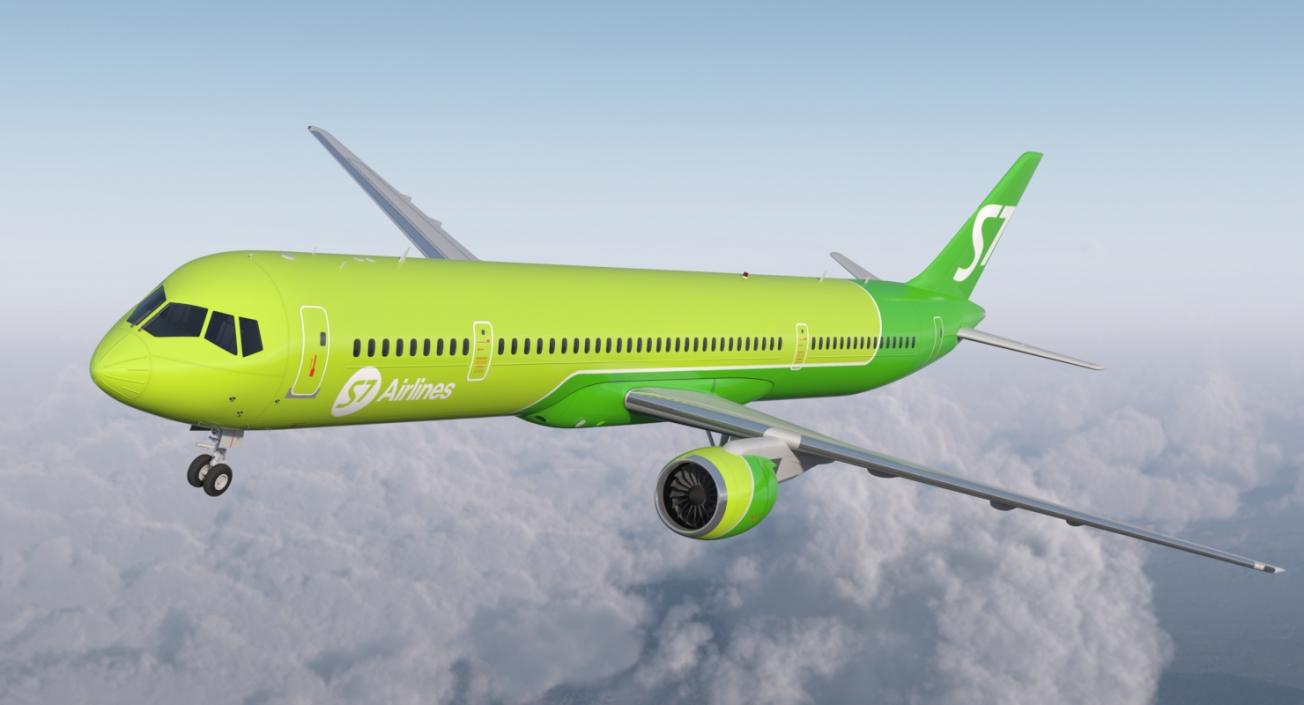 MC 21 S7 Airlines 3D