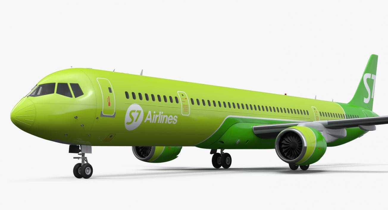 MC 21 S7 Airlines 3D