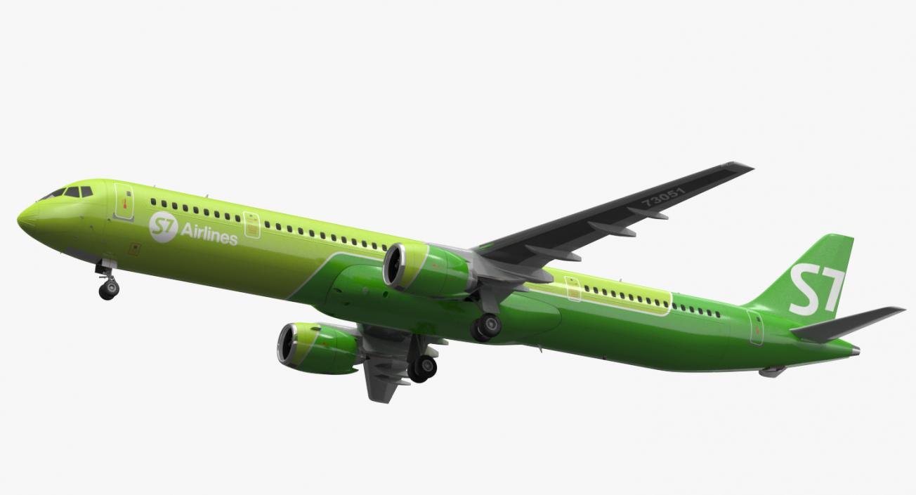 MC 21 S7 Airlines 3D