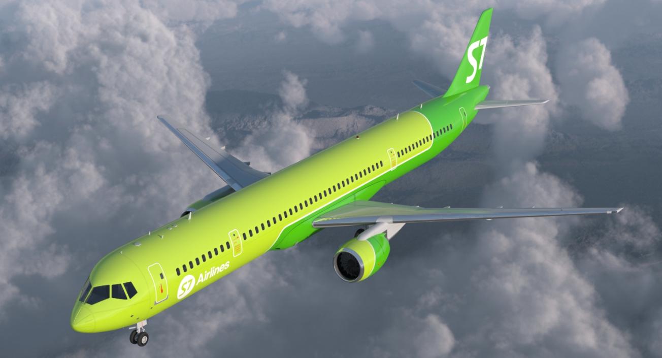 MC 21 S7 Airlines 3D