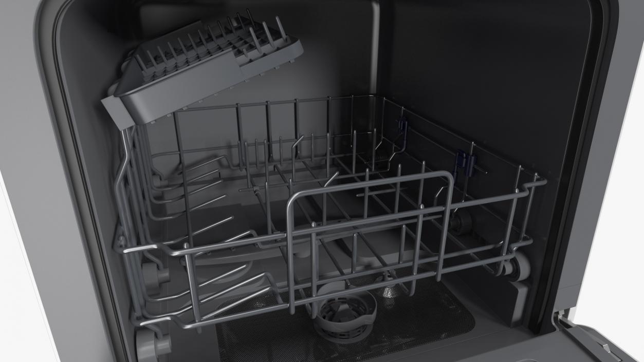 3D Table Top Dishwasher Farberware Turned On