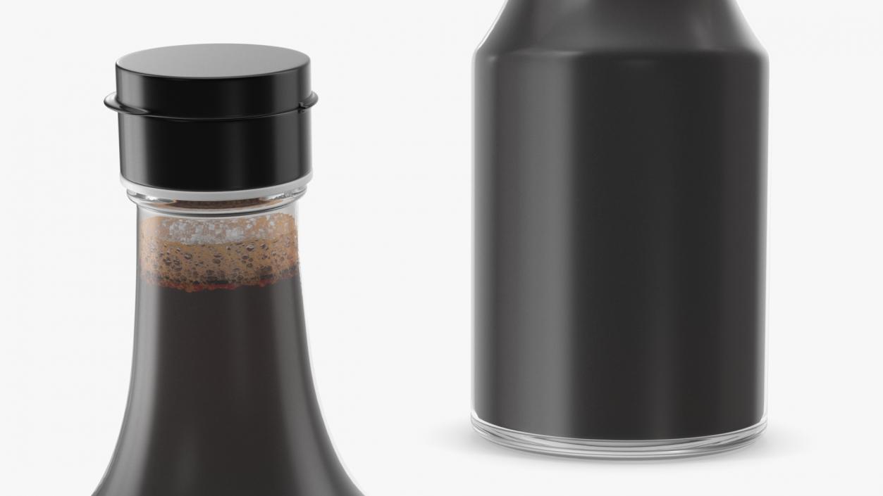 Bottle of Dark Soy Sauce 3D model