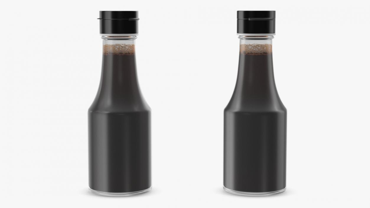 Bottle of Dark Soy Sauce 3D model