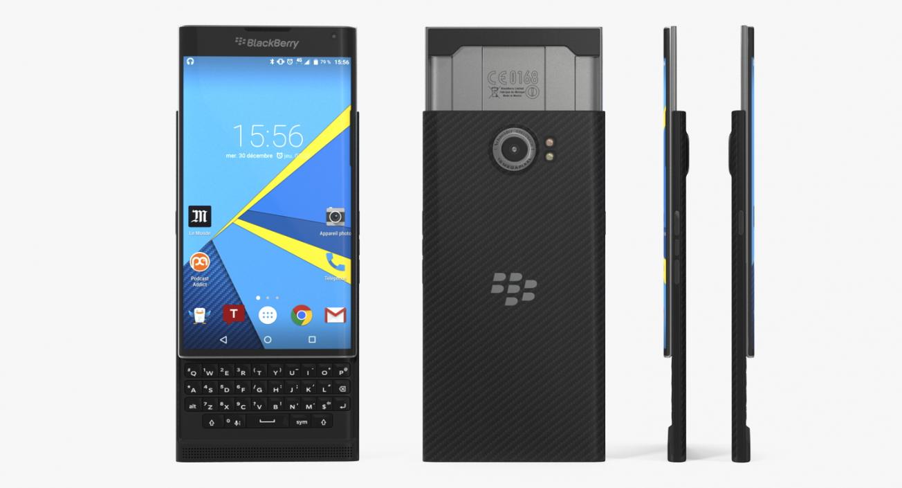 3D model BlackBerry Priv