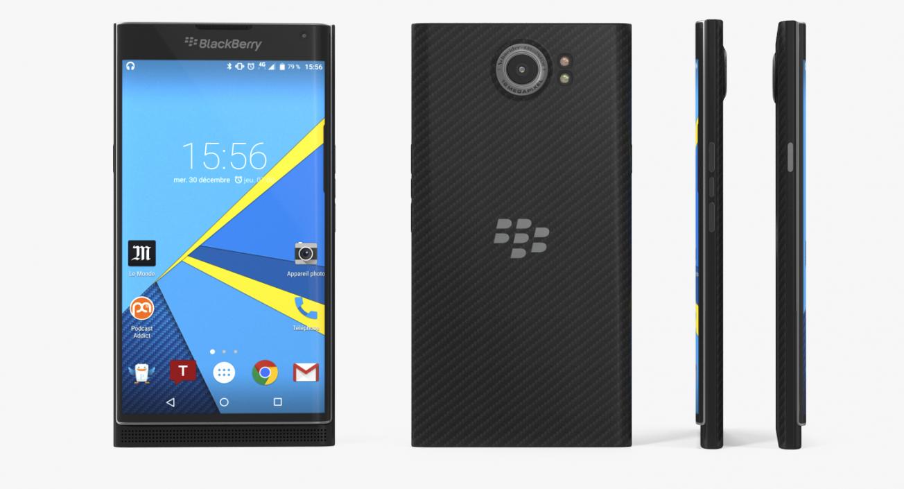 3D model BlackBerry Priv