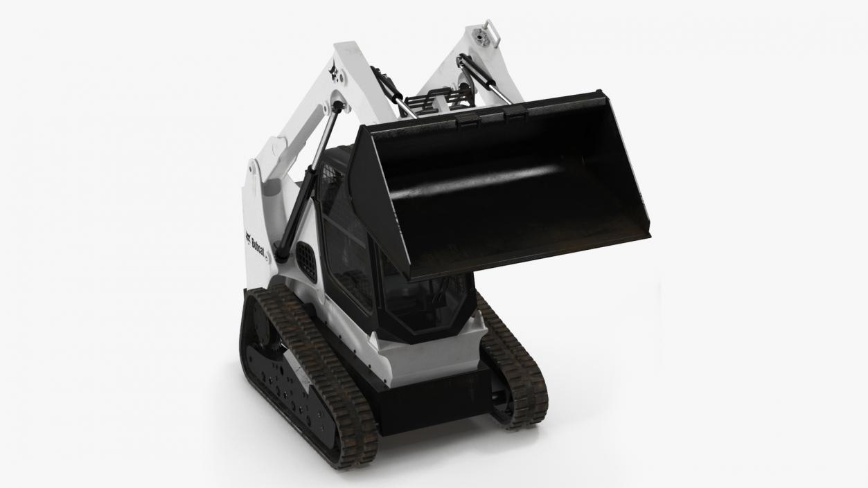 3D Compact Track Loader Bobcat Rigged for Maya model