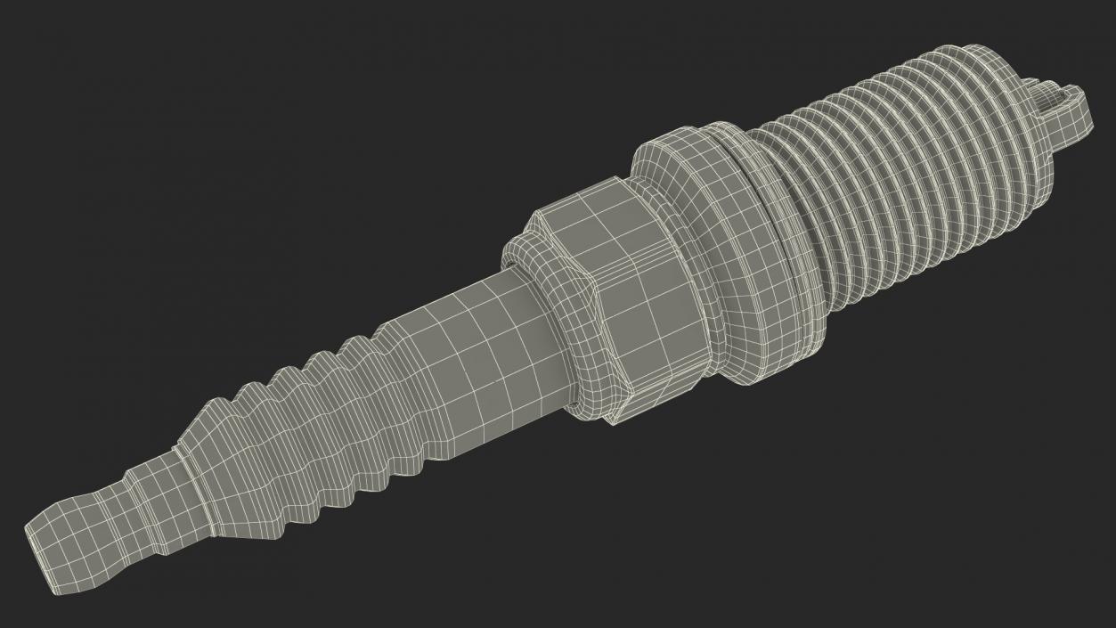 3D model Twin Electrode Spark Plug