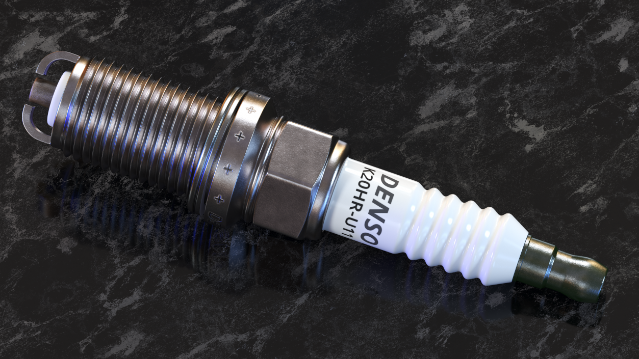 3D model Twin Electrode Spark Plug