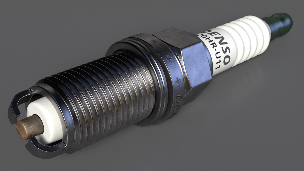 3D model Twin Electrode Spark Plug