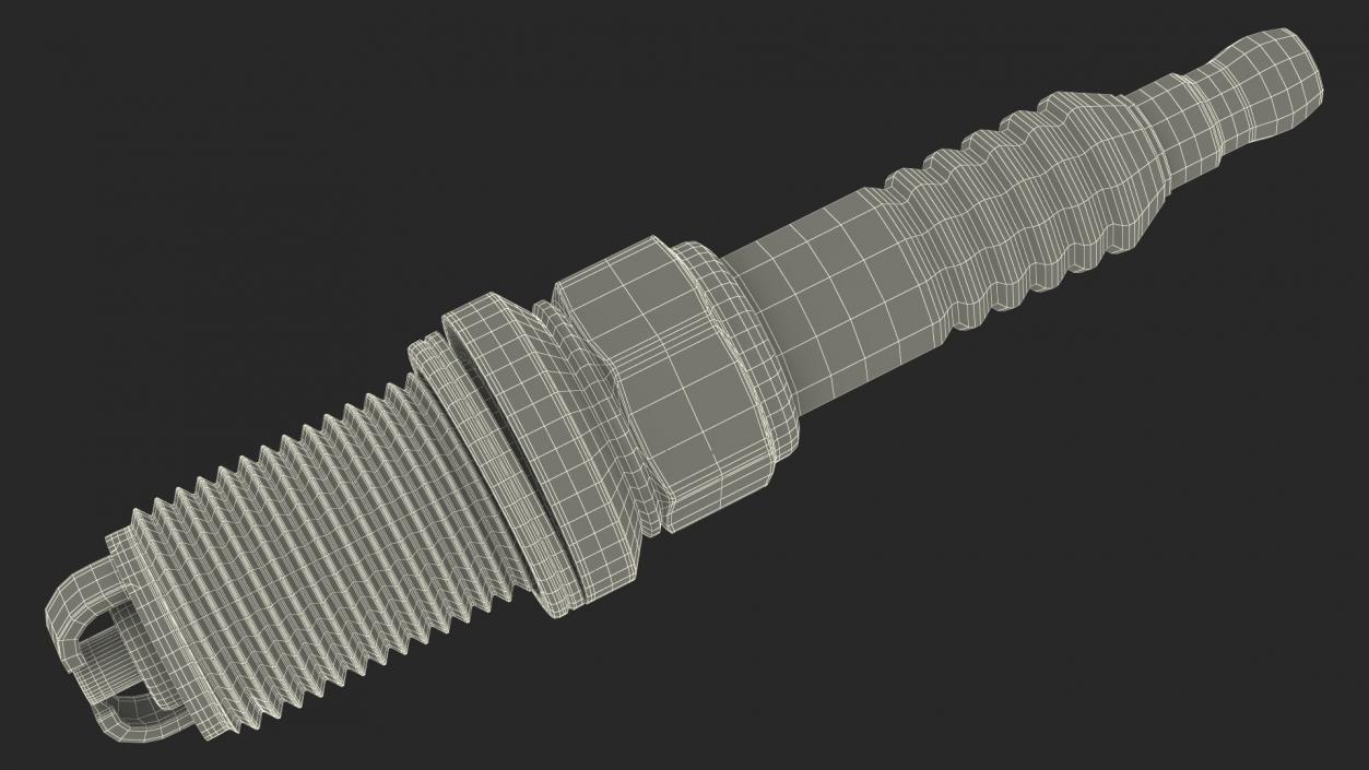 3D model Twin Electrode Spark Plug