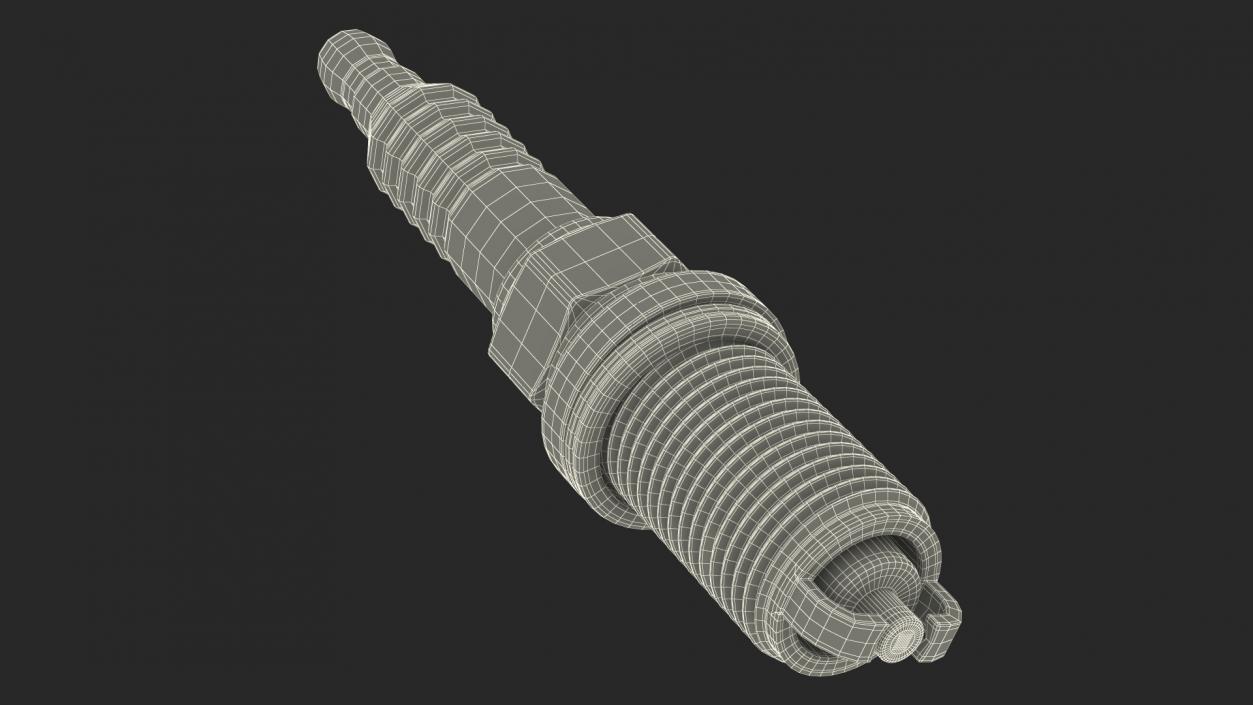 3D model Twin Electrode Spark Plug