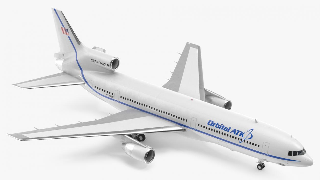 Lockheed L1011 Stargazer 3D model