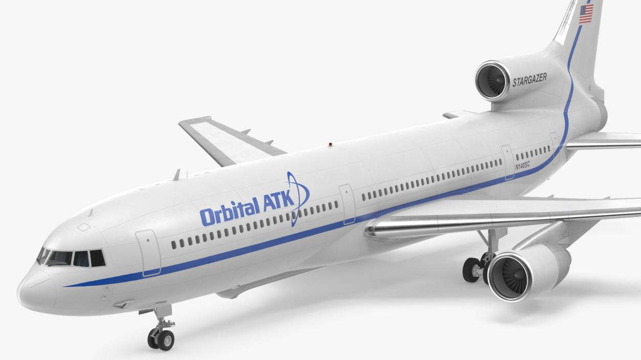 Lockheed L1011 Stargazer 3D model