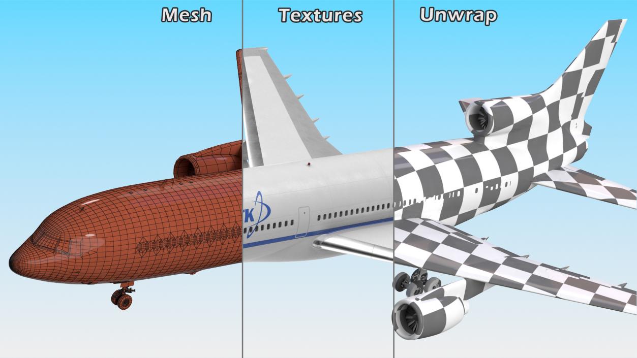 Lockheed L1011 Stargazer 3D model