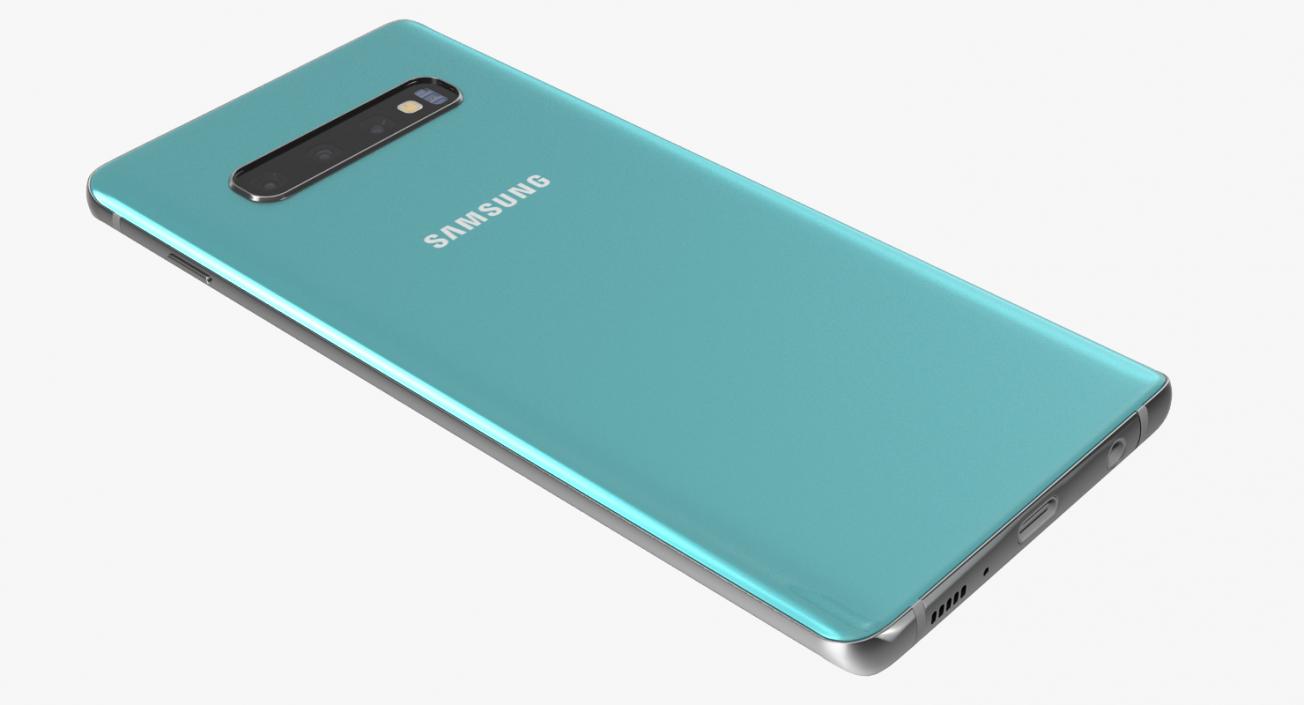 Samsung Galaxy S10 Aquamarine 3D model