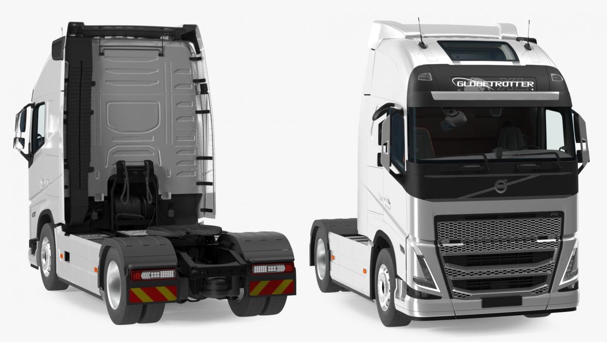 3D model Volvo FH16 750 Globetrotter Truck Rigged