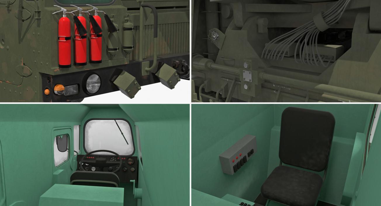 3D Road-mobile Ballistic Missiles Collection 2 model