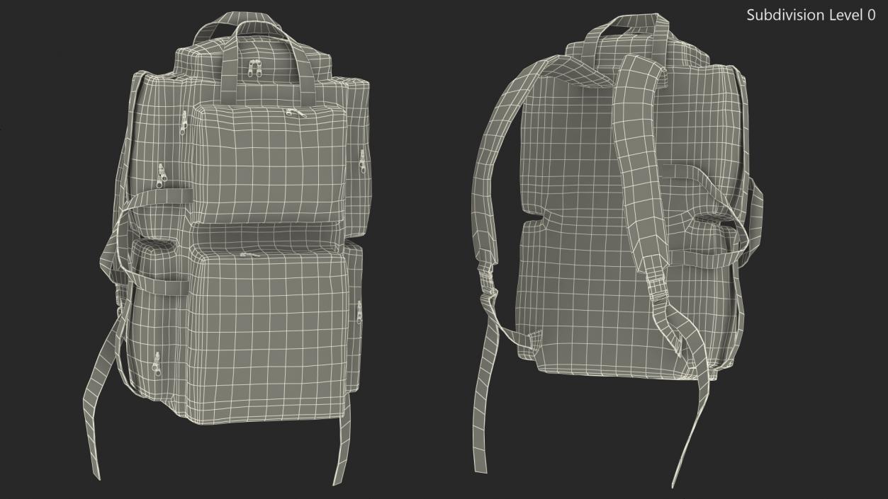 3D model Rescue Rucksack