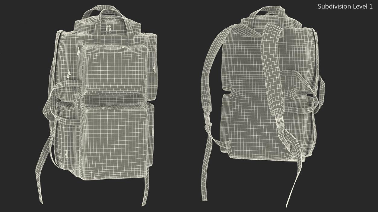 3D model Rescue Rucksack