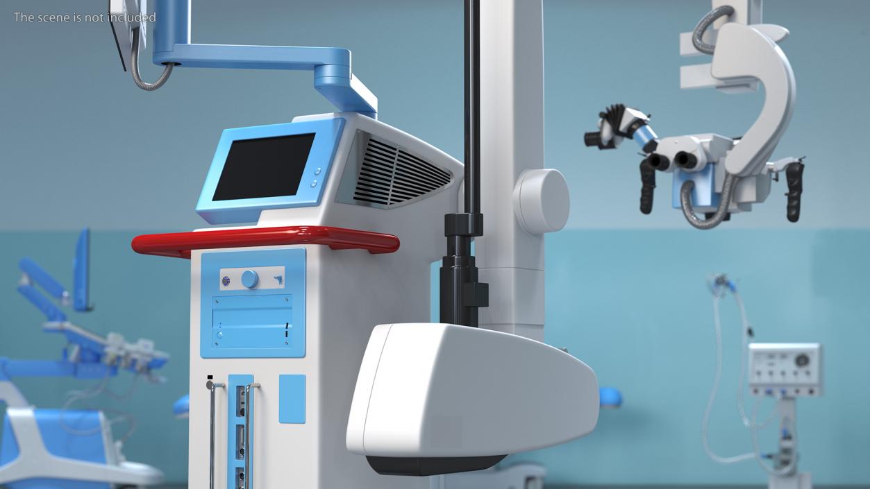 Surgical Microscope 3D model